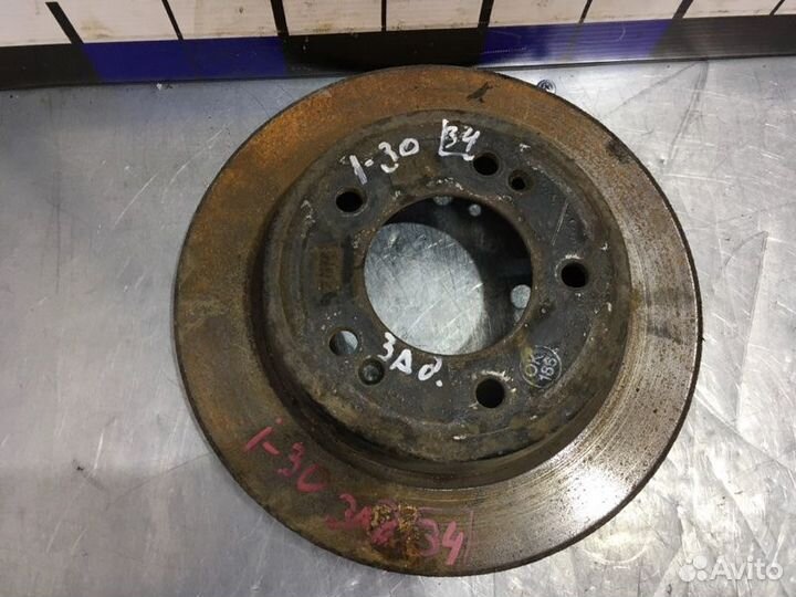 Тормозной диск задний Hyundai I30 хэтчбек G4FG