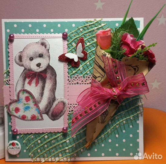 Открытки скрапбукинг ручной работы