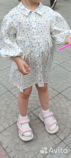 Платье рубашка для девочки 104