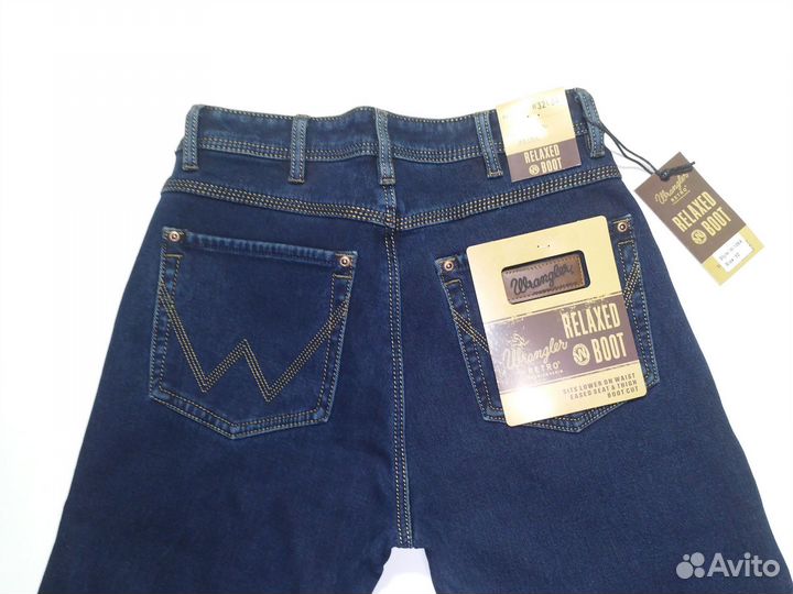 Джинсы Wrangler с флисом (Зима) W:32-40 2 цвета