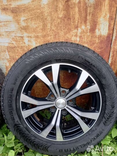 Комплект зимних шин на литых дисках