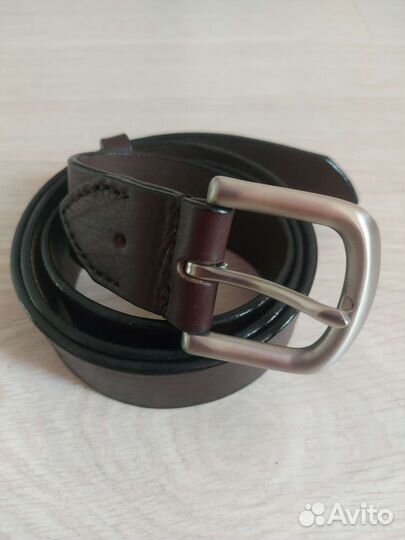 Мужской кожаный ремень ручной работы