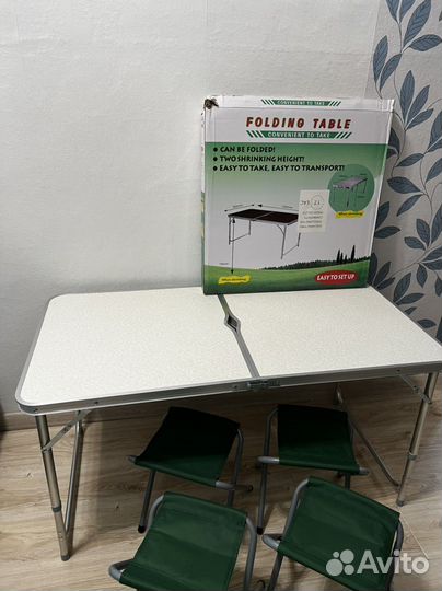 Стол складной туристический 60/120 новый