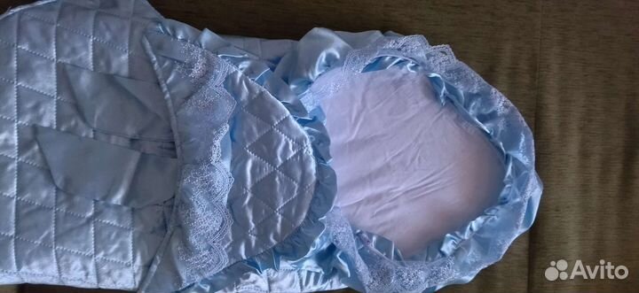 Конверт одеяло на выписку весна осень