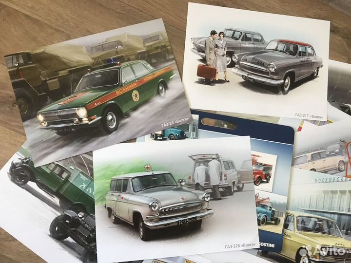 Плакаты, постеры автомобилей Газ