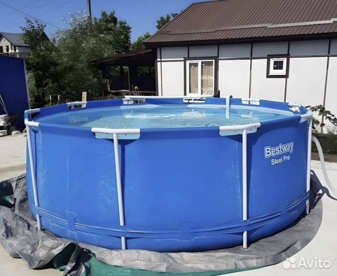 Каркасный бассейн новый
