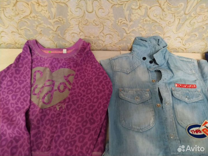 Одежда для девочки 4-6 лет пакетом