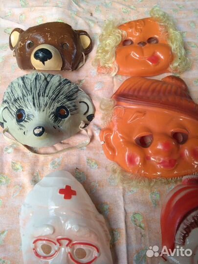 Новогодние маски, цена за все