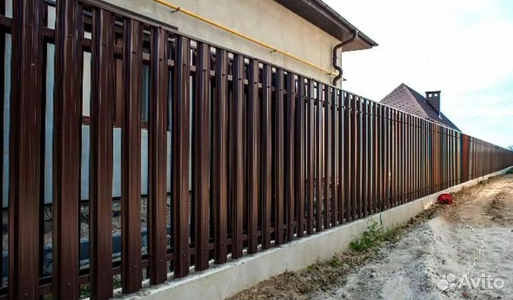 Забор металлический профессионально качественно