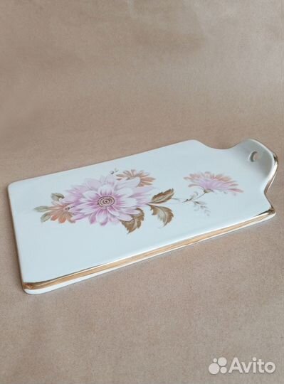 Доска разделочная сырная Дулево, Хризантема