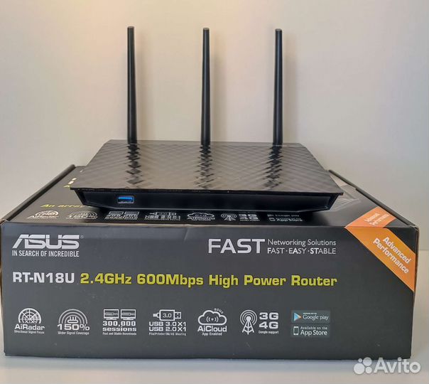 WiFi роутер asus RT-N18U