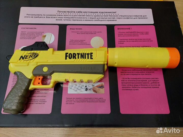 Нерфы бластеры fortnite