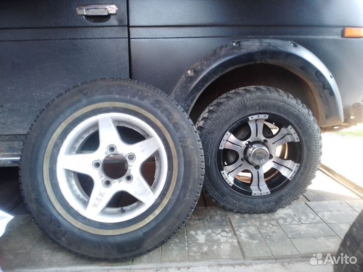 Комплект колес r15 на ниву