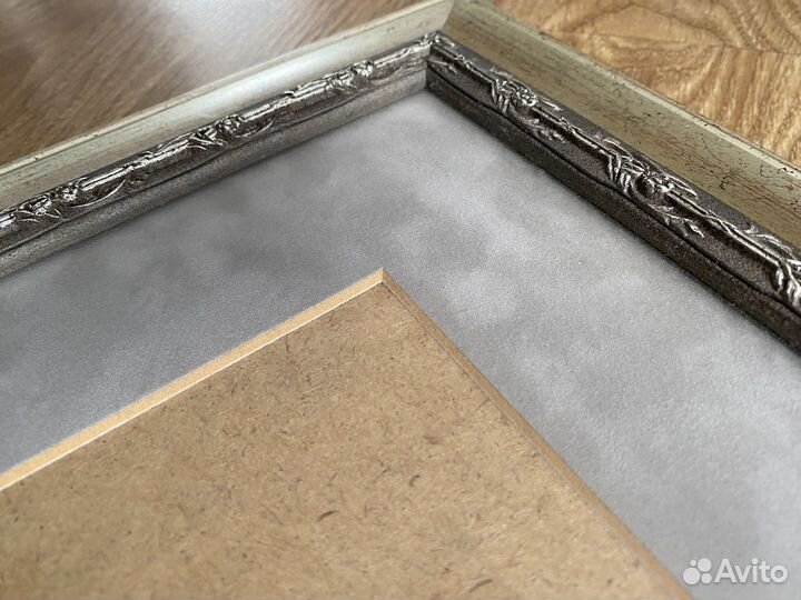 Рама багет с антибликовым музейным стеклом