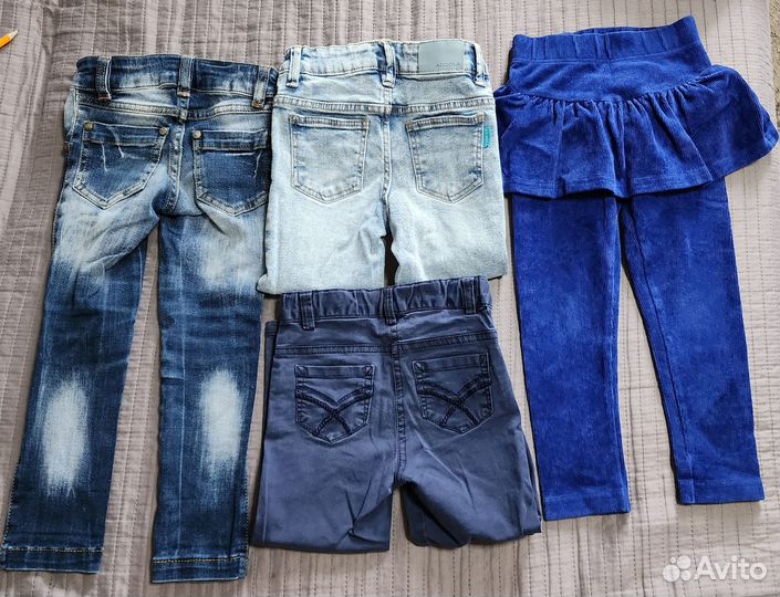 Джинсы для девочки 98