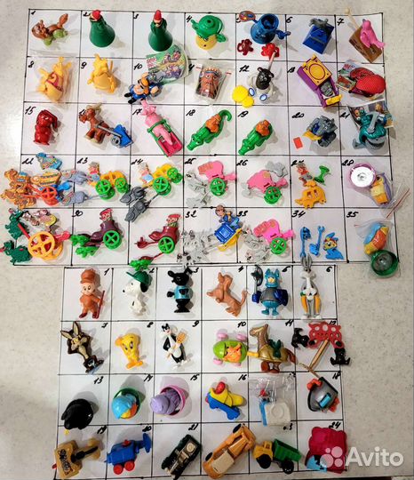 Киндеры 90е много несколько коробок