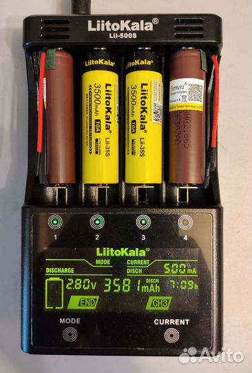 LiitoKala Lii-500 и аккумы 18650 20700 21700