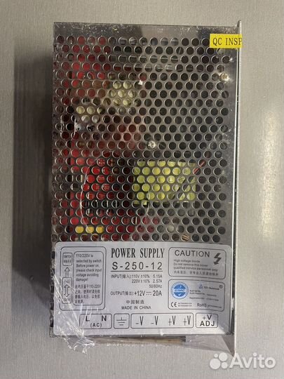 Блок питания 250w/12v