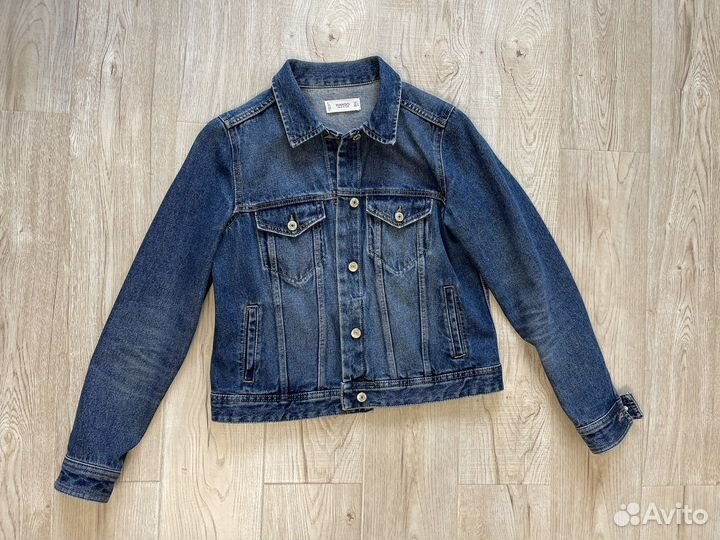 Джинсовая куртка mango размер 44-46