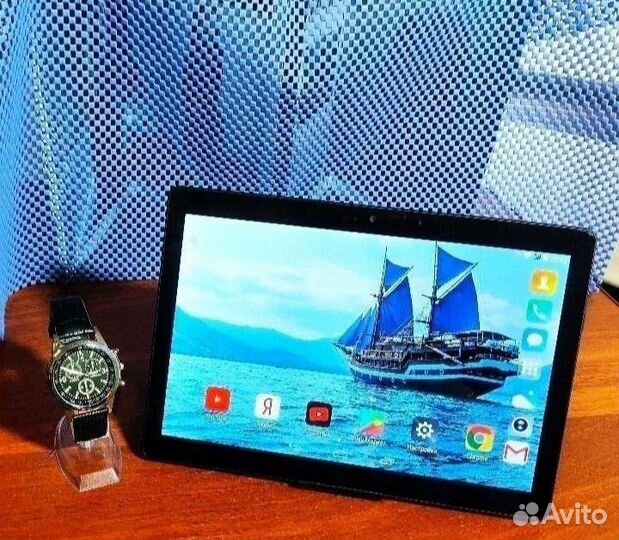 Новинка планшет 10 дюй. Память 128 CB/2сим/Ак-6200