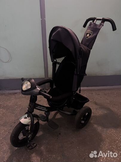 Трехколесный детский велосипед lamborghini