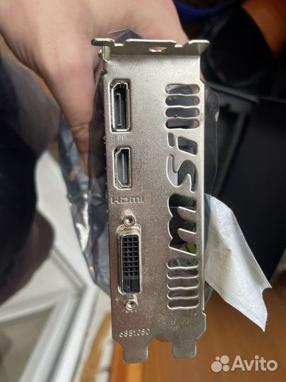 Видеокарта GTX 1050 ti MSI 4gb