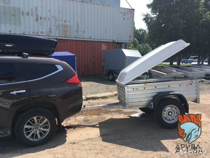 Прицеп для дачи и отдыха с крышкой г/п 525