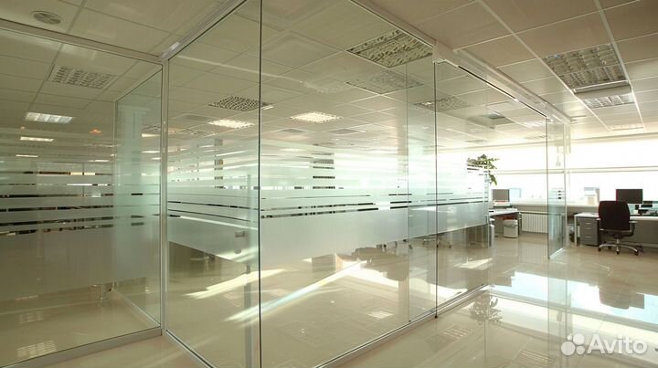 Стеклянные перегородки