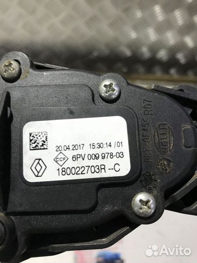 Педаль Газа Рено Логан 2 Renault Logan 2
