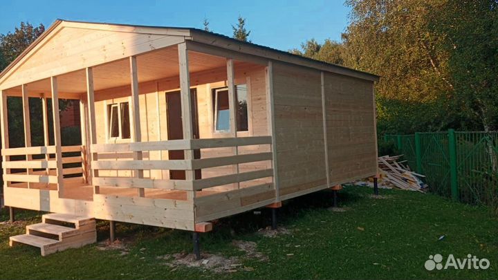 Каркасный дачный домик