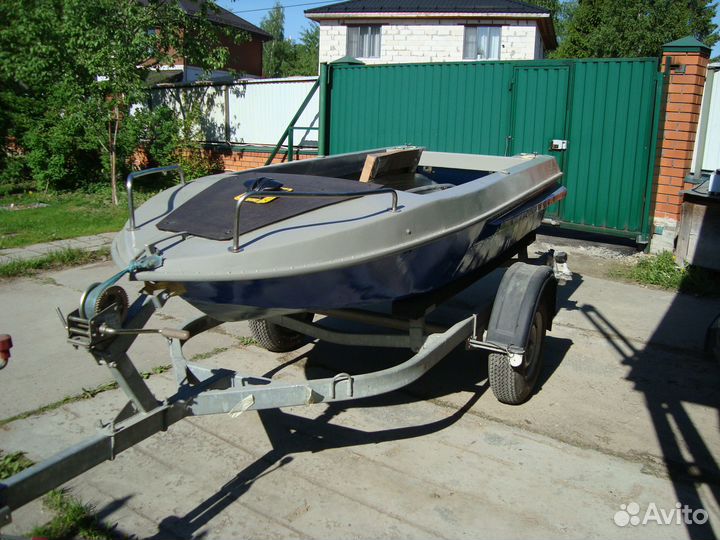 Алюминиевая лоддка + мотор Suzuki df 15+ прицеп