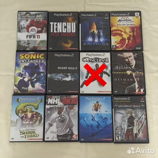 Диски на Playstation 2 PS2