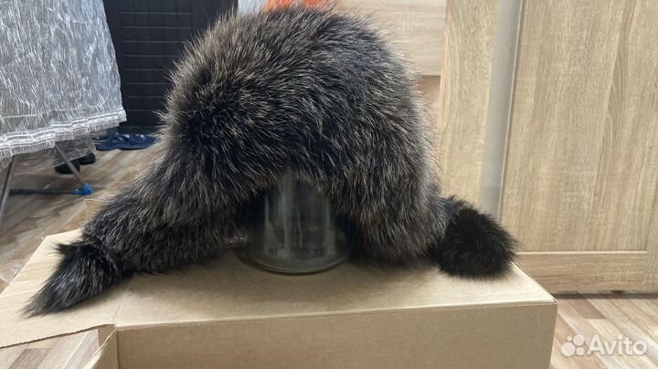 Шапка ушанка женская натуральный мех