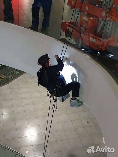 Промышленный альпинист, высотник, высотные работы