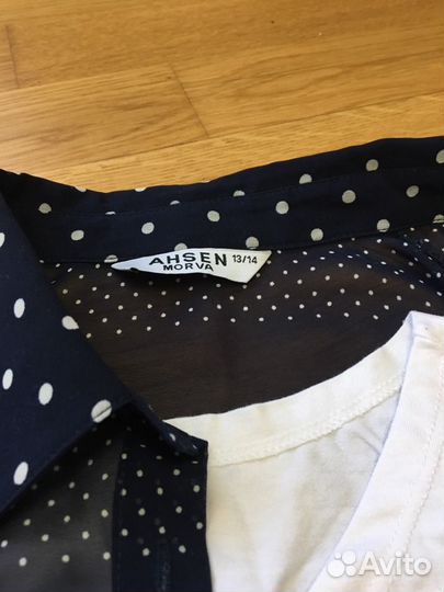 Блуза в горошек