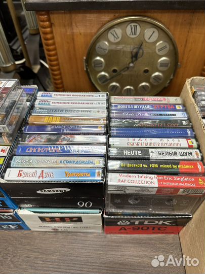 Аудио кассеты новые и бу много разные