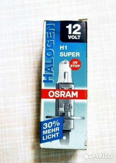 Галогеновая лампа Narva H3 100w Osram H1 55w новые