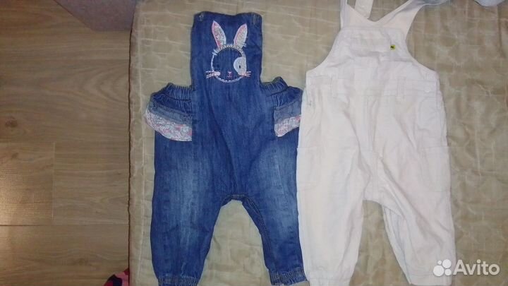 Вещи пакетом для девочки 62-68