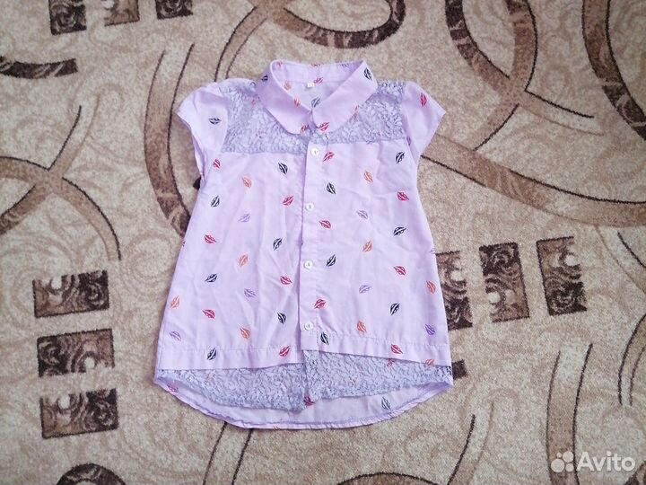 Рубашка для девочки 116