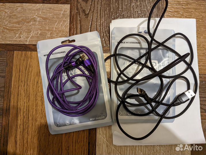 Магнитный кабель USB Type-C с поворотом на 540