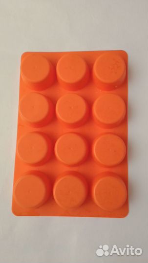 Силиконовая форма для кексов 12 ячеек