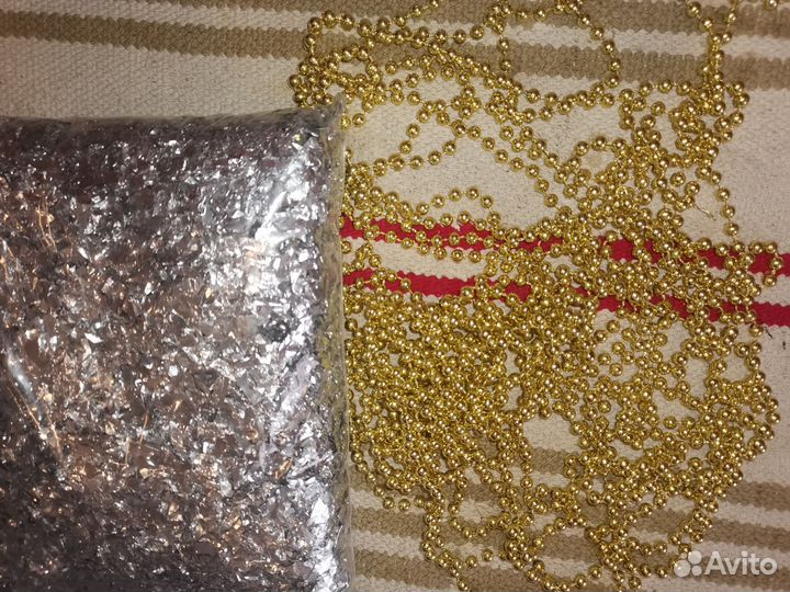 Конфетти серебро 200гр