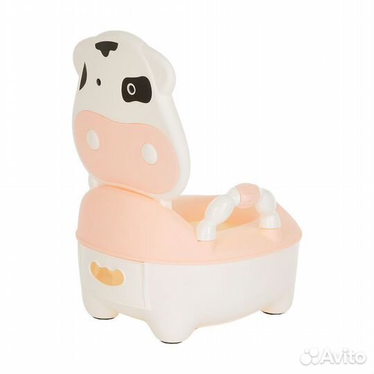 Горшок детский Pituso Буренка, Розовый