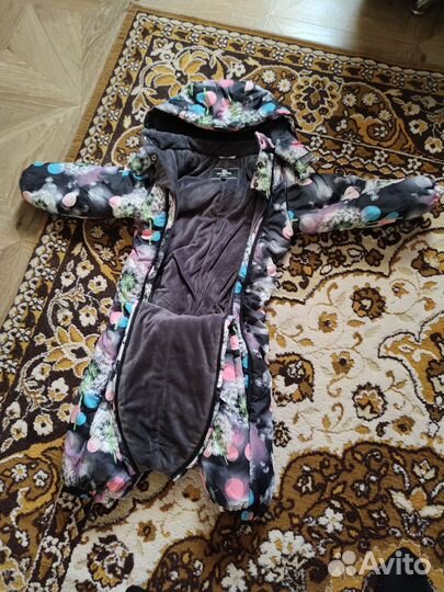 Зимний комбинезон для девочки 98