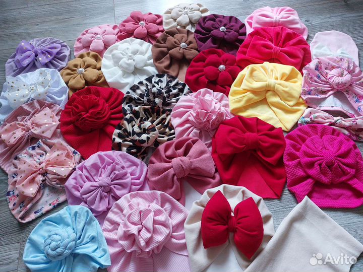 Шапка тюрбан,чалма для девочки