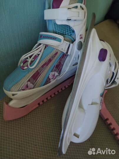 Коньки фигурные для девочки раздвижные Norway р.5