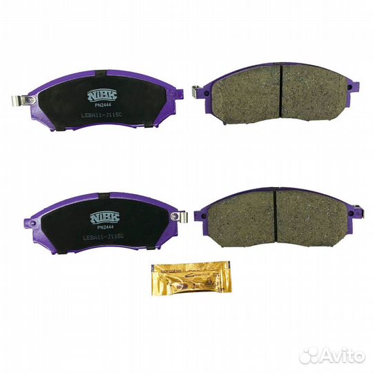 Колодки дисковые nibk PN2444