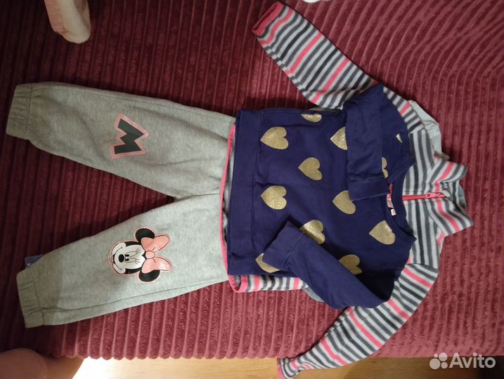 Одежда для девочек пакетом, размер 92-98