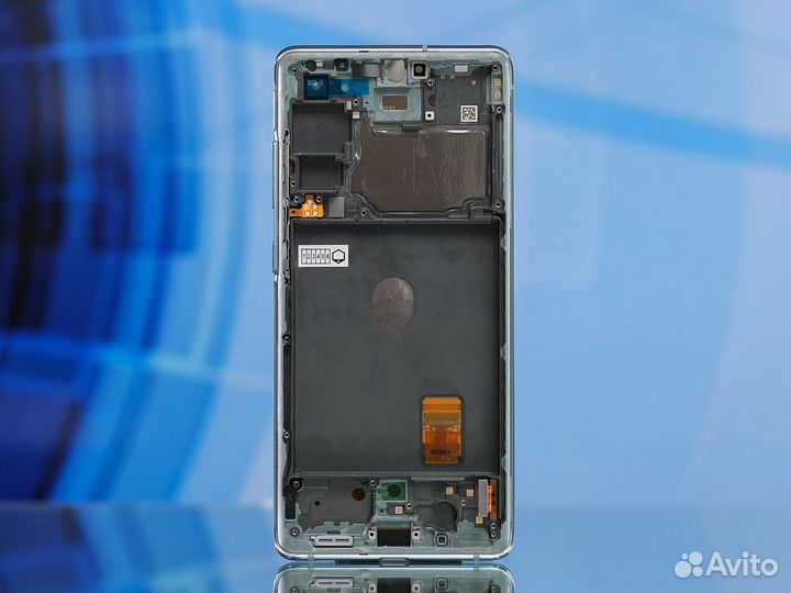 Дисплей для Galaxy S20 FE SM-G780F зеленый Service