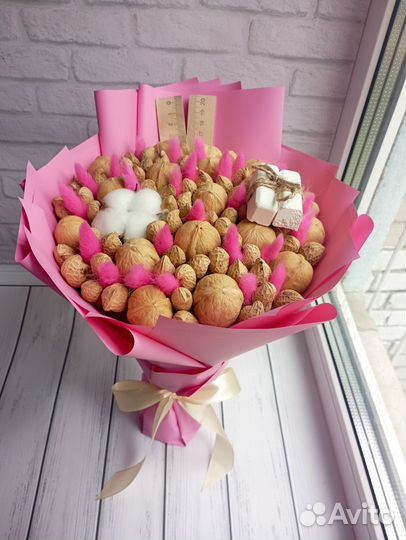 Съедобные букеты/ Букеты из сухофруктов, орехов